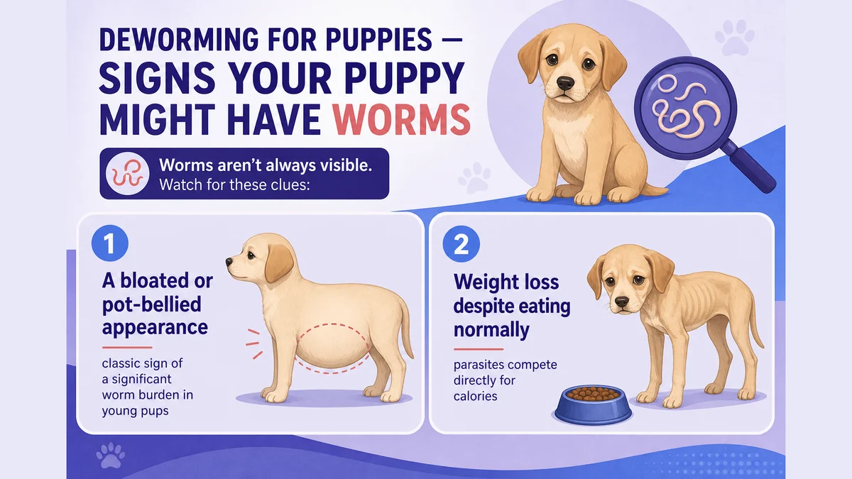 Signs Your Puppy Might Have Worms