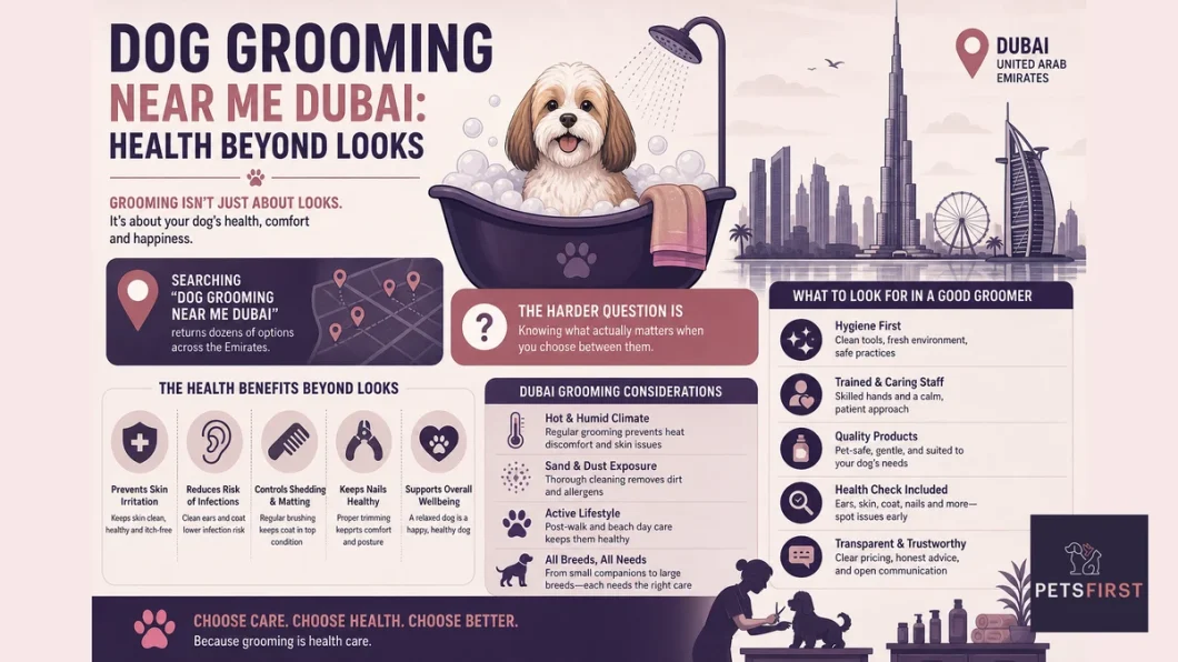 dog grooming near me dubai